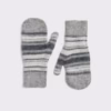 Găng tay sọc alpaca lông xù